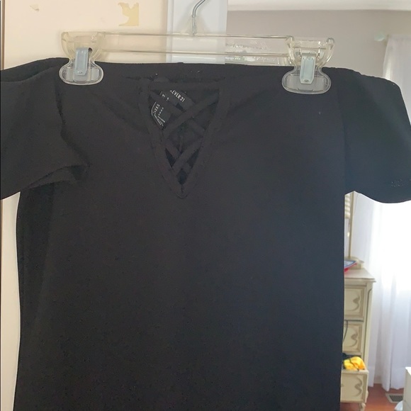 Black Bodycon Dress - Picture 2 of 4